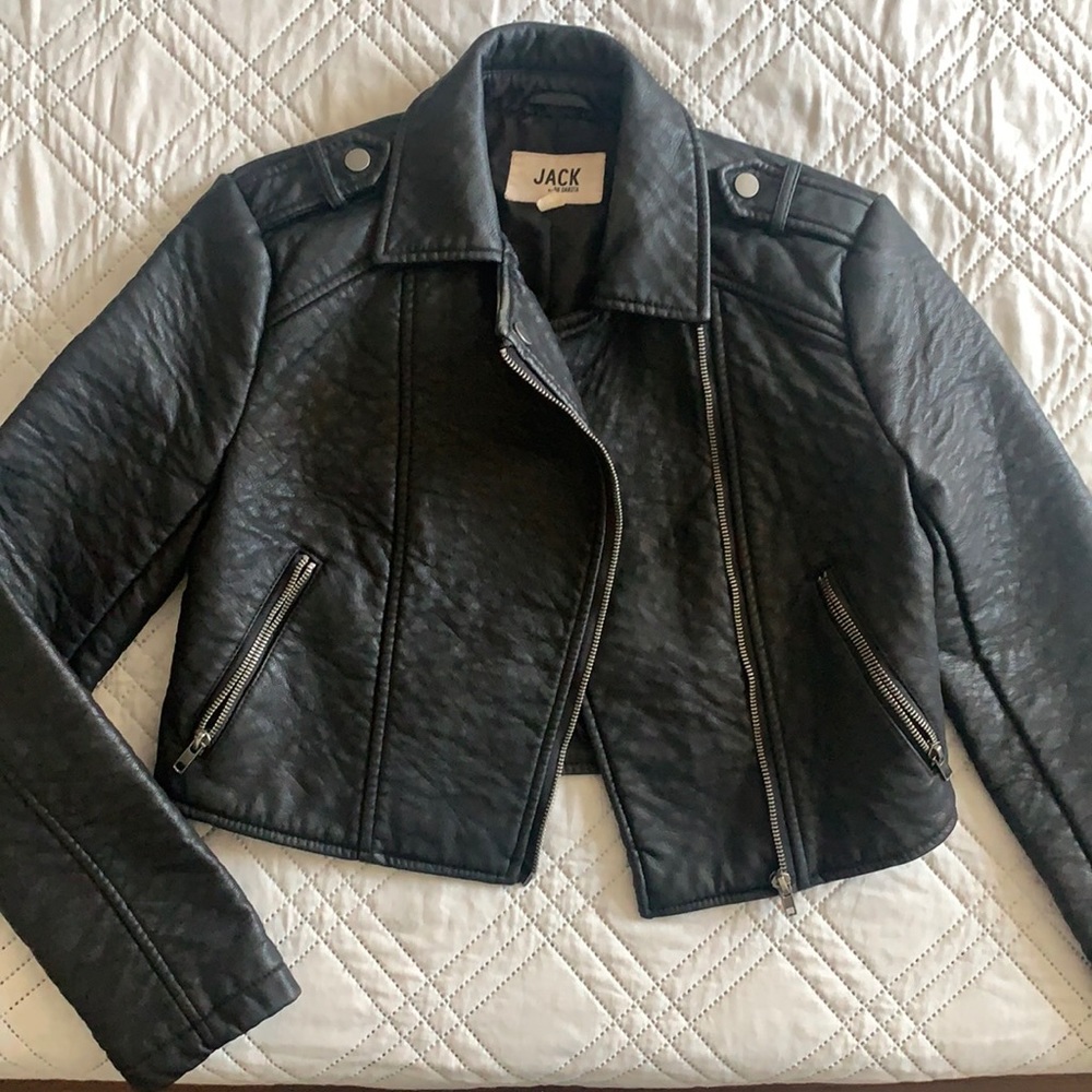 COPY - Vegan leather moto jacket